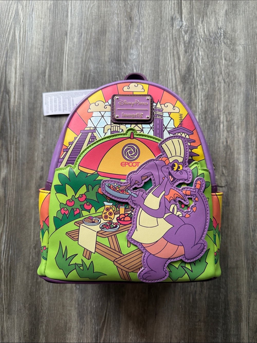NWT Disney 2024 Epcot International Food and Wine Festival Loungefly Backpack